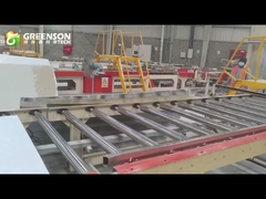 Linea di produzione di piastrelle per soffitti in gesso di spessore di 7 mm con supporto per la risoluzione dei problemi degli ingegneri