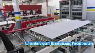 Linea di produzione automatica di spruzzatura di cartongesso