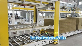Automatic Rock Wool Sandwich Panel Machine