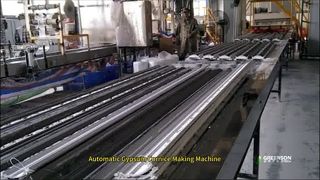 linea di produzione di cornicioni in gesso ad alta capacità