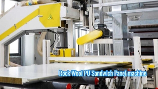 Linea di produzione di pannelli sandwich in PU in lana di roccia