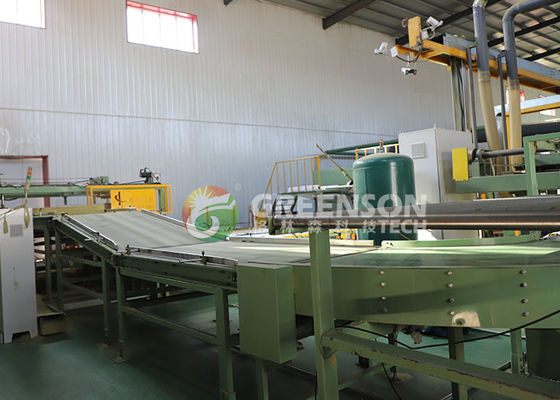Un buon prezzo. Linea di produzione avanzata di cartoni di lana minerale in linea
