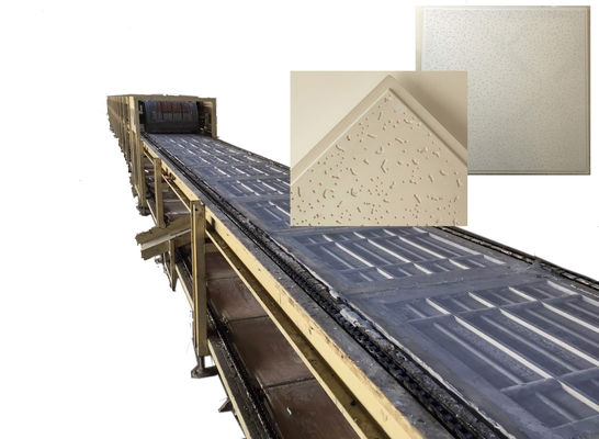 Un buon prezzo. Il gesso automatico piastrella la linea di produzione del soffitto per i bordi del cemento della fibra in linea