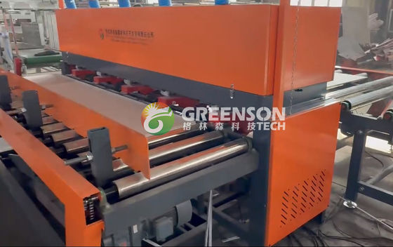 Un buon prezzo. Macchina per la fabbricazione di piastrelle di gesso in PVC laminato a piccola capacità 600x600 in linea