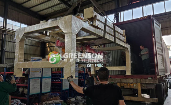 Un buon prezzo. Macchina per la fabbricazione di piastrelle in gesso a alta velocità completamente automatica 2x2 con potenza 380V 50HZ in linea
