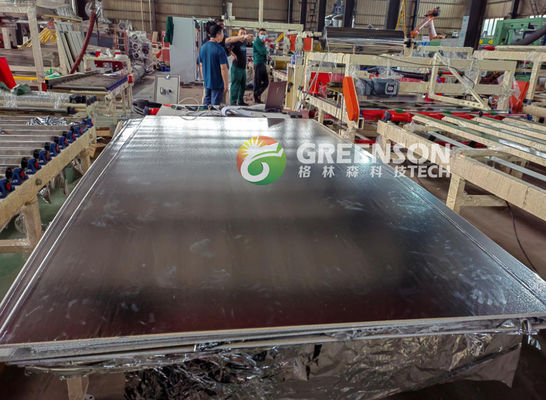 Un buon prezzo. Fully Automatic Lamination Machine for Fireproof Aluminium Foil Back Gypsum Ceiling Tiles with 1300mm Lamination Width in linea