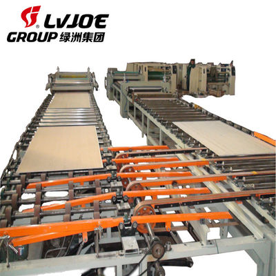 Un buon prezzo. Macchine a macchina/automatiche della laminazione del bordo di gesso di capacità elevata del laminatore in linea