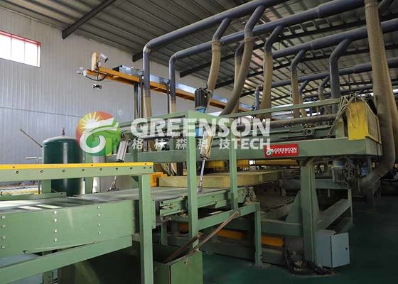 Un buon prezzo. Produzione di materiale isolante Linea di produzione di cartoni di lana minerale con sistema di riscaldamento elettrico in linea