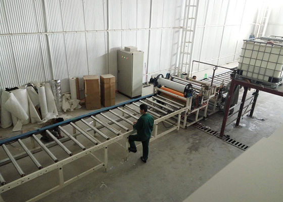 Macchina automatica per la laminazione delle piastrelle di gesso di vinile per soffitti Capacità 2 milioni di mq