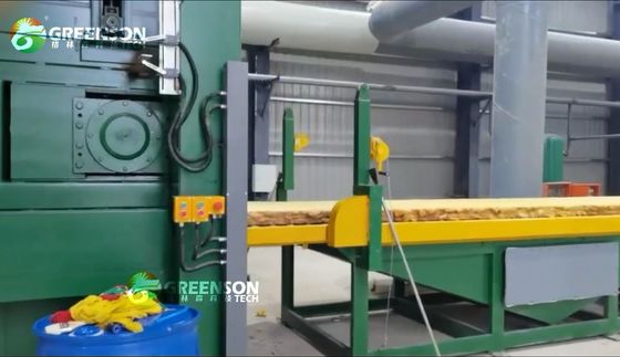 80-200 kg/m3 Densità della materia prima Linea di produzione di lana di roccia con tecnologia avanzata di controllo PLC
