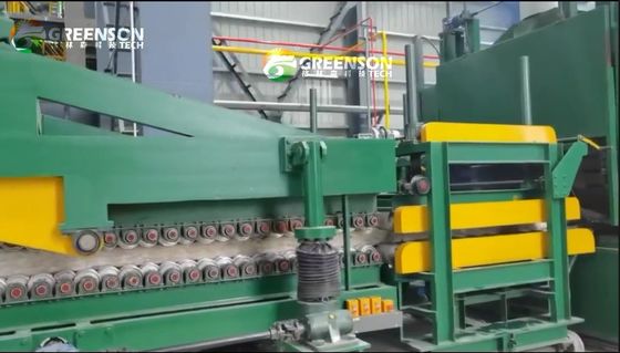 10-15 metri al minuto velocità linea di produzione di cartoni di lana minerale