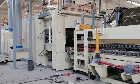 Linea di produzione di isolamento in lana di roccia con controllo PLC