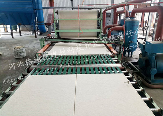 Macchina minerale acustica di fabbricazione del pannello per soffitti della fibra con il progetto chiave di giro