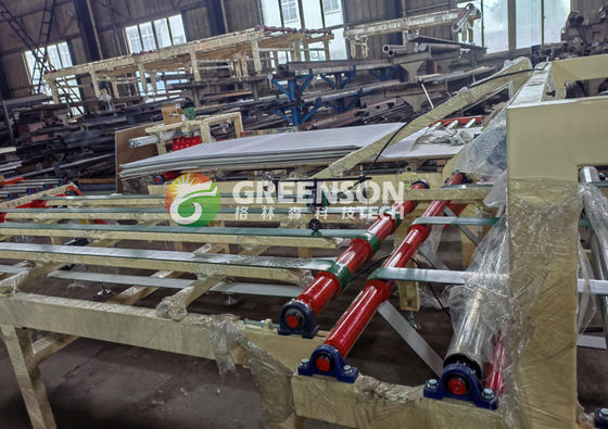 Un buon prezzo. High Precision PVC Film Lamination Machine with Automated Operation and 1 Year Warranty for Gypsum Ceiling Tile Production in linea