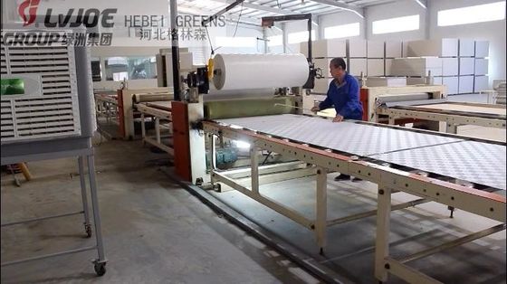 Macchina completamente automatica della laminazione di capacità elevata meno lavoro per il bordo di gesso