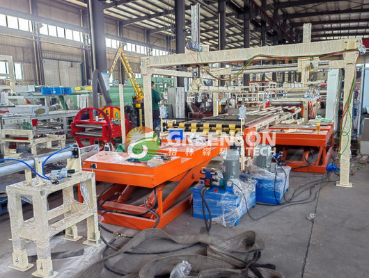 Un buon prezzo. Macchina di laminazione completamente automatica per pannelli di gesso a pellicola in PVC con tensione 380V 50HZ e capacità da 2 a 6 milioni di metri quadrati in linea