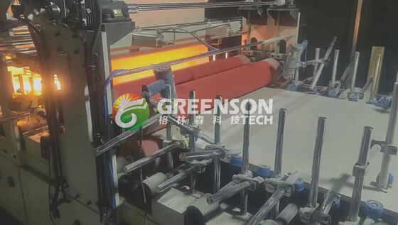 Macchina di laminazione automatica PUR per cartone MDF con velocità di produzione da 5 a 17 m/min