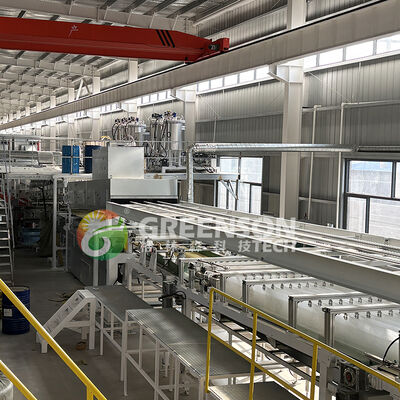 Un buon prezzo. Macchina per la produzione di pannelli sandwich in lana di roccia completamente automatica ad alta efficienza per un facile utilizzo in applicazioni per tetti e pareti in linea