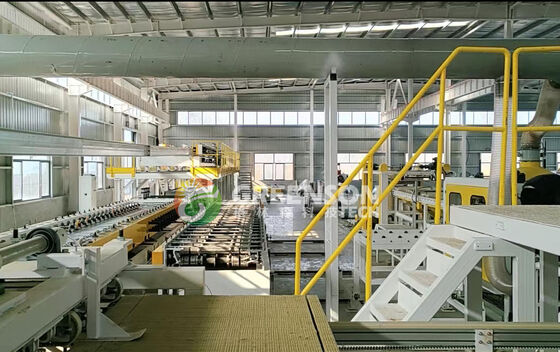 Un buon prezzo. Linea di produzione di lamiere di poliuretana PIR ad alta capacità e velocità variabile completamente automatica per la produzione di pannelli sandwich in linea