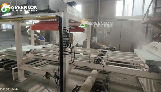 Un buon prezzo. Linea di produzione del nastro di pagliolo del cartongesso controllata da PLC per l'impilamento dell'imballaggio in linea