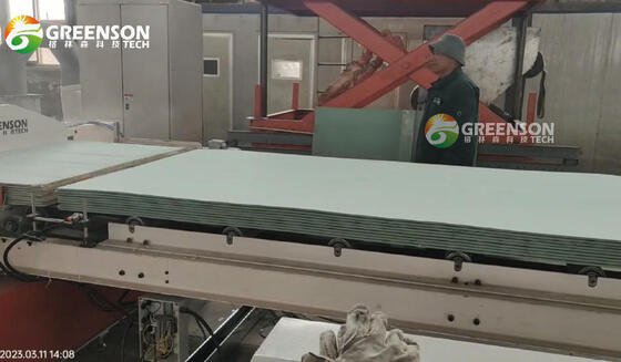 Un buon prezzo. Taglierina per paglioli di materiale di scarto di cartongesso per la fabbrica di gesso in linea