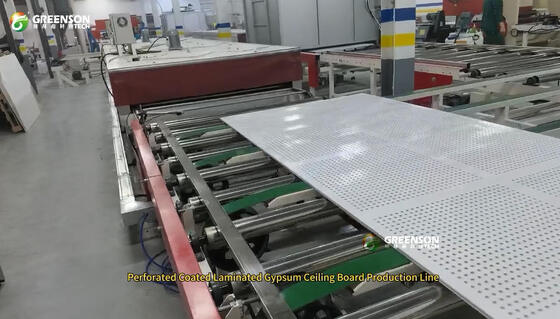 Impianto di produzione di verniciatura a spruzzo per pannelli in cartongesso ad alta efficienza