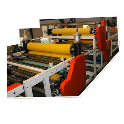 Doppia macchina della laminazione del film del PVC del lato con il sistema sfibrante polveroso