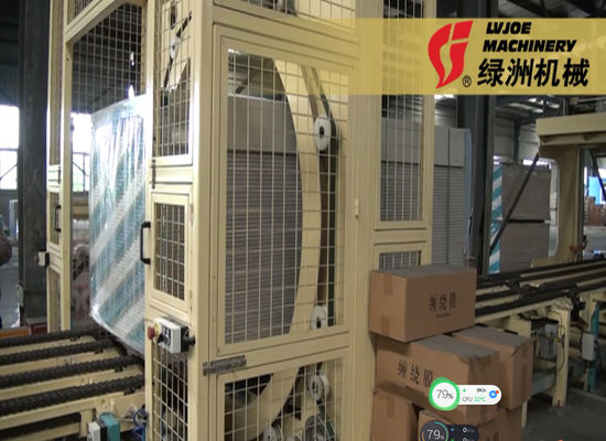 Un buon prezzo. Il potere automatico della macchina avvolgitrice 380v 23kw del bordo di gesso facile da pulire e mantiene in linea