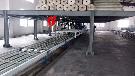 Linea di produzione senza polvere del bordo del MgO della macchina completamente automatica della laminazione del materiale da costruzione