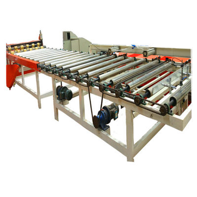 Macchina di legno semiautomatica della laminazione del bordo di gesso del film del PVC del grano