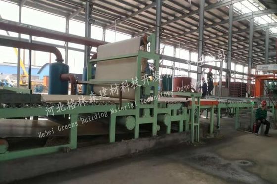Un buon prezzo. Linea di produzione minerale del cartone di fibra di capacità elevata macchinario dei materiali da costruzione in linea