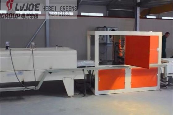15 m/min Velocità di produzione Macchine per piastrelle di gesso per soffitti completamente automatizzate